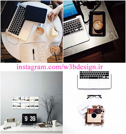صفحه اینستاگرام وب دیزاین